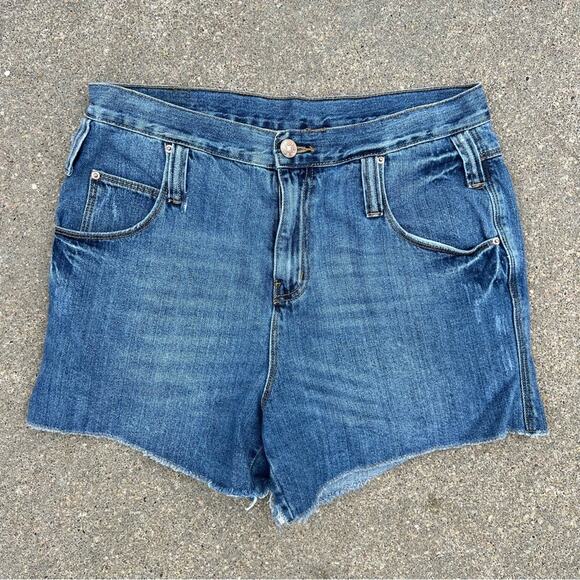 BDG Hi Rise Roll Up Jean Shorts Urban Outfitters 29 - Picture 1 of 6